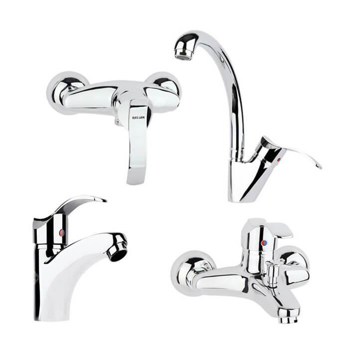 شیرآلات راسان مدل نگین کروم